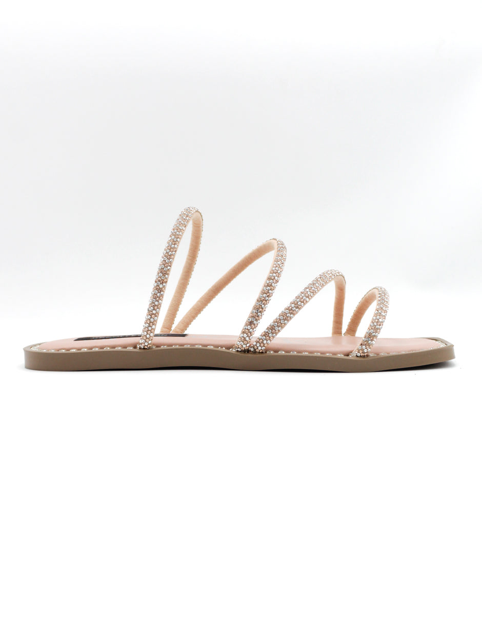 Sandalias de piso  en Sintético - Beige