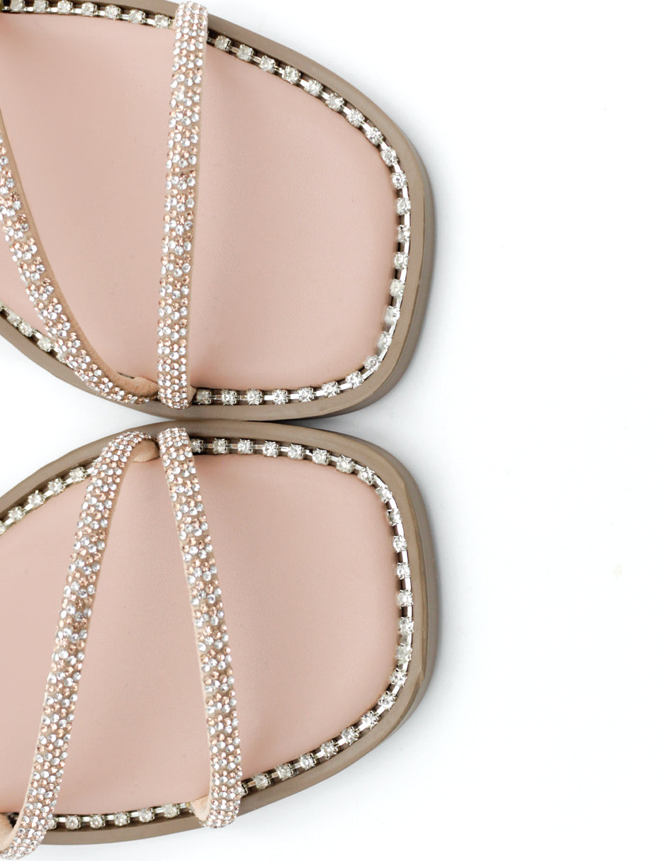 Sandalias de piso  en Sintético - Beige