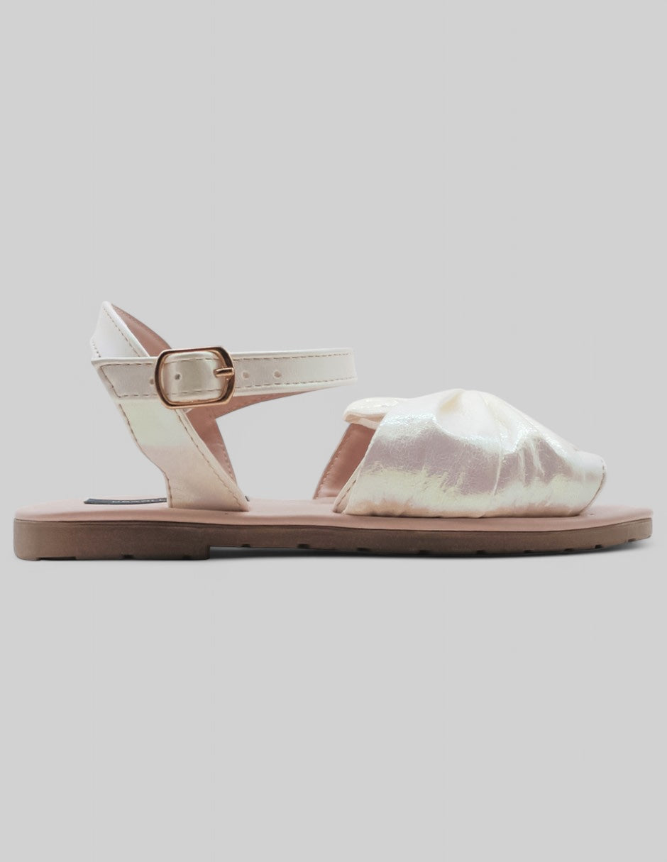 Sandalias Kids en Piel – Blanco