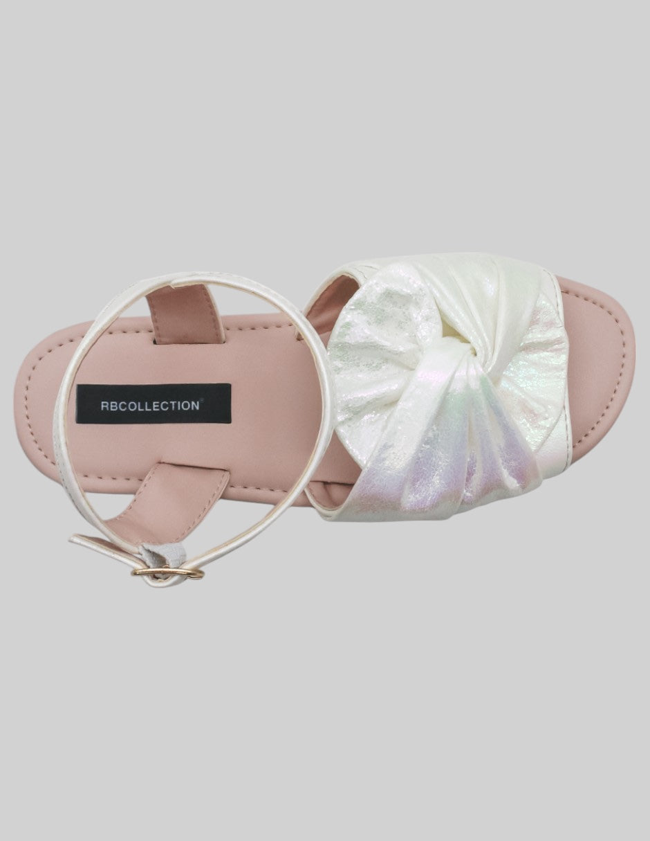 Sandalias Kids en Piel – Blanco