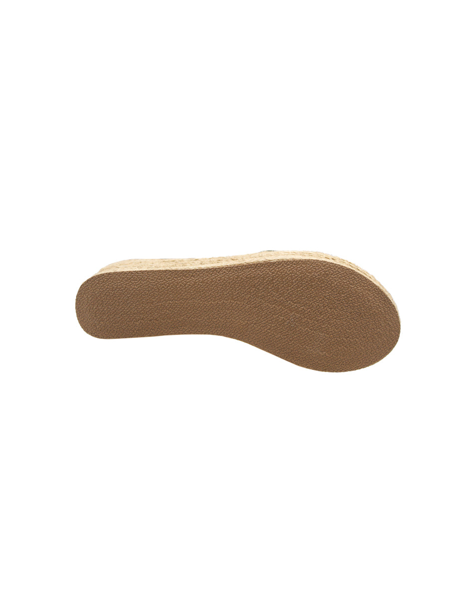 Sandalias con plataforma Exterior Gamuza Color Café Para Mujer De RBCOLLECTION