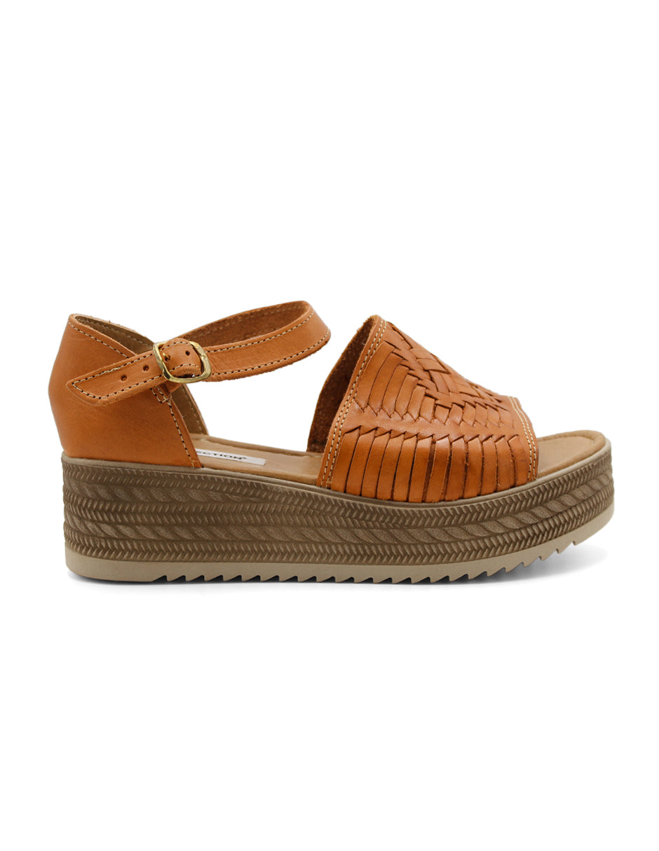 Sandalias con plataforma Color Café Para Mujer De RBCOLLECTION