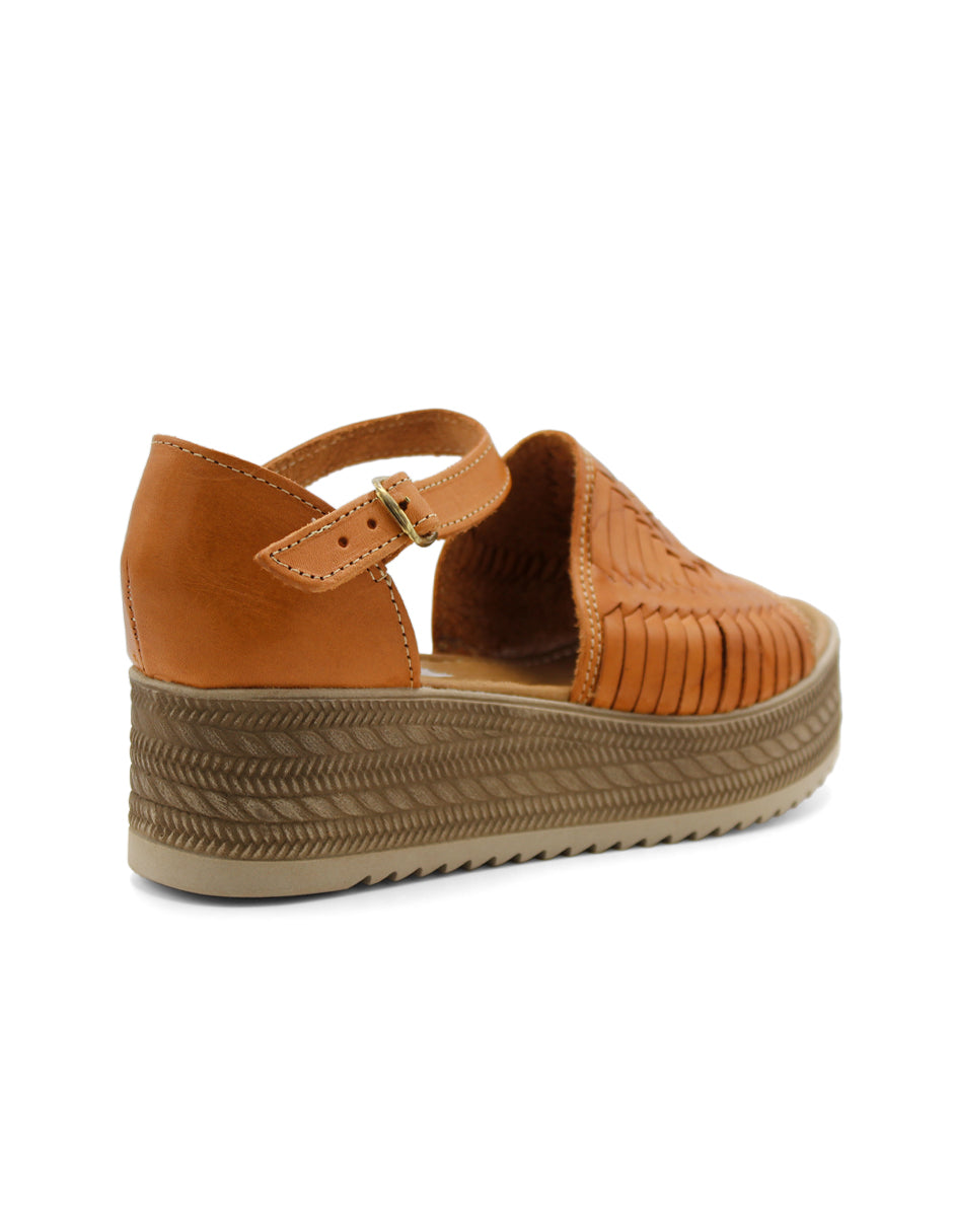 Sandalias con plataforma Color Café Para Mujer De RBCOLLECTION