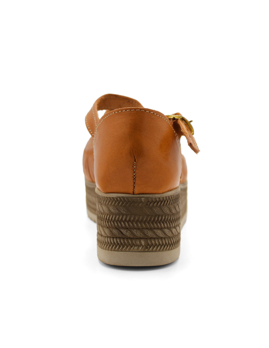 Sandalias con plataforma Color Café Para Mujer De RBCOLLECTION