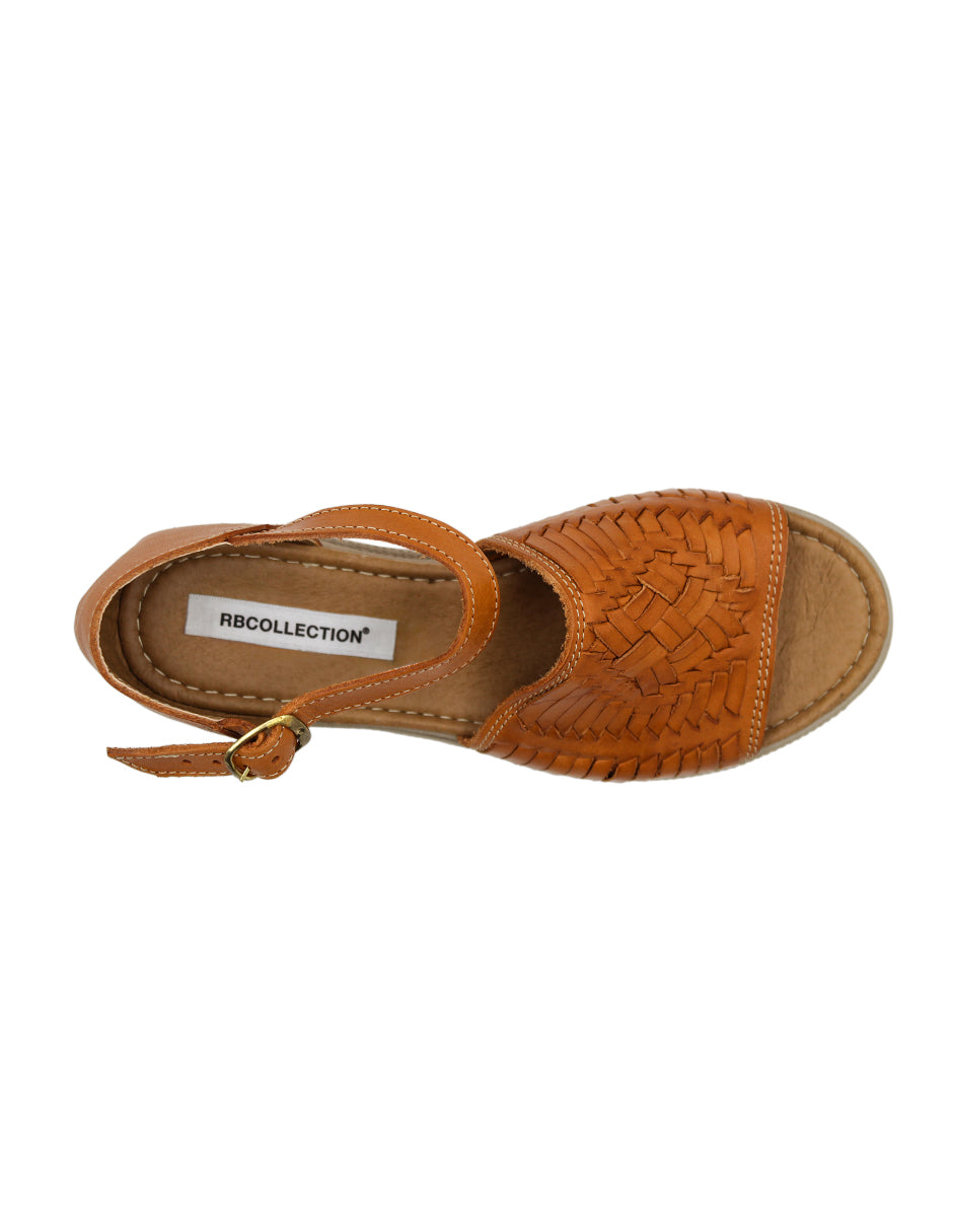 Sandalias con plataforma Color Café Para Mujer De RBCOLLECTION