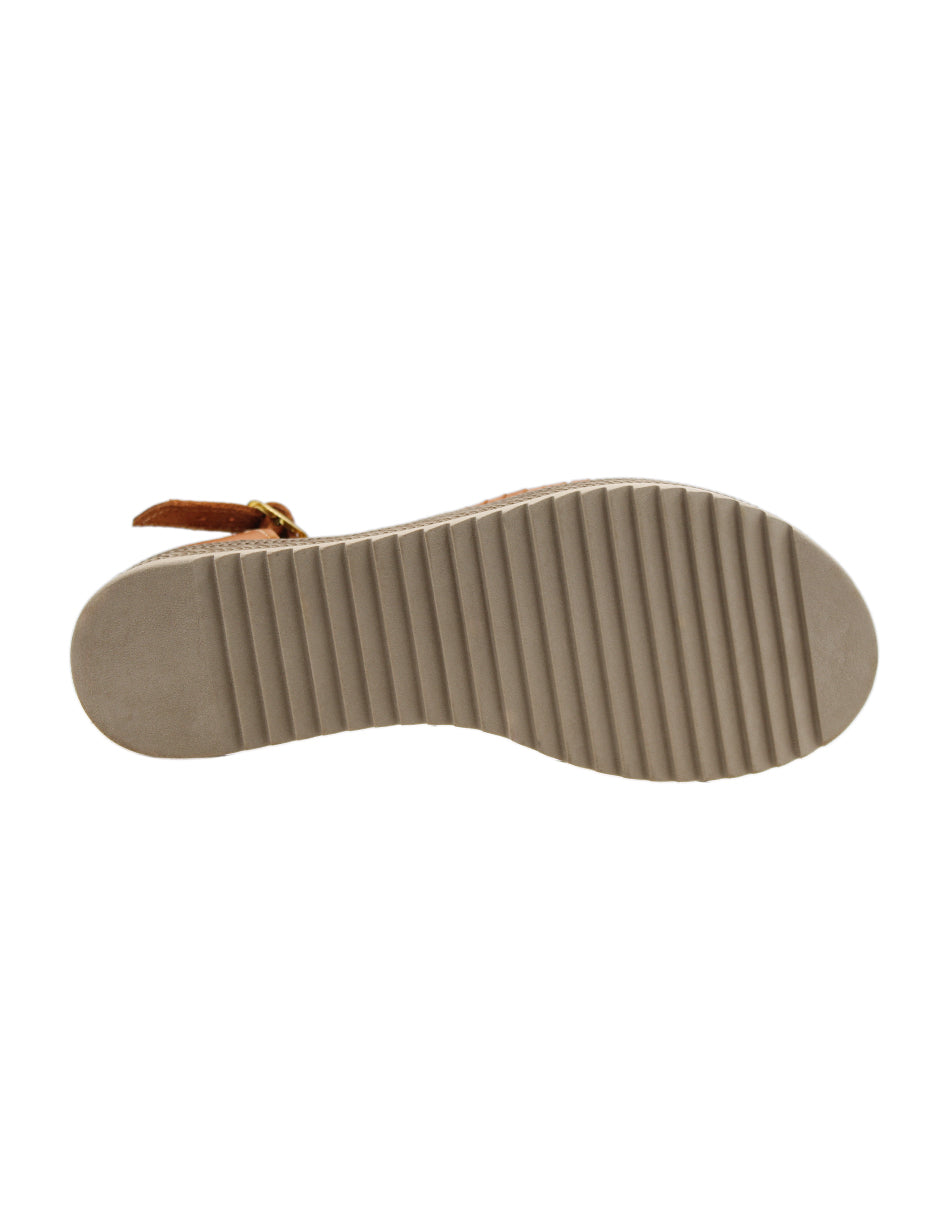 Sandalias con plataforma Color Café Para Mujer De RBCOLLECTION