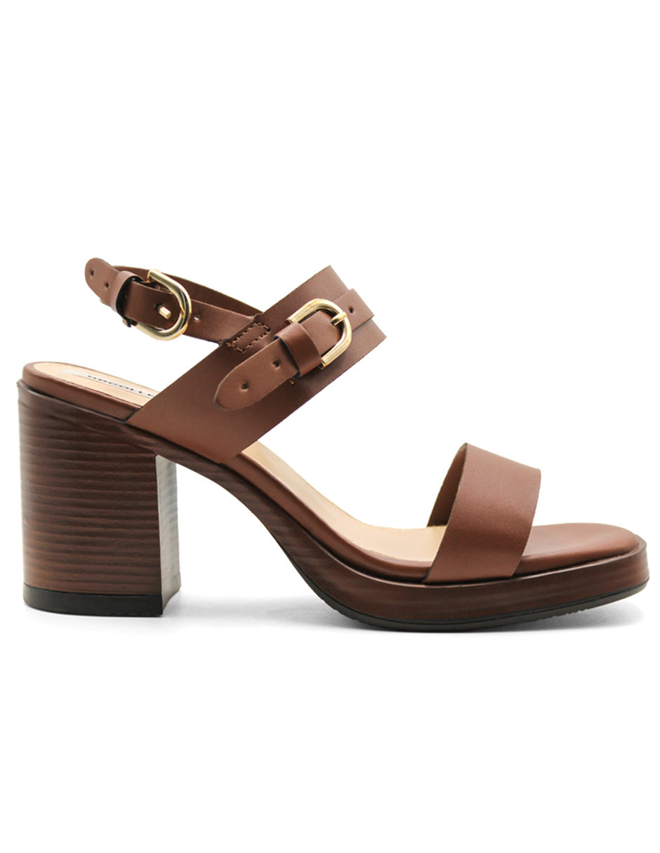 Sandalias de piso Exterior Sintético Color Café Para Mujer De RBCOLLECTION