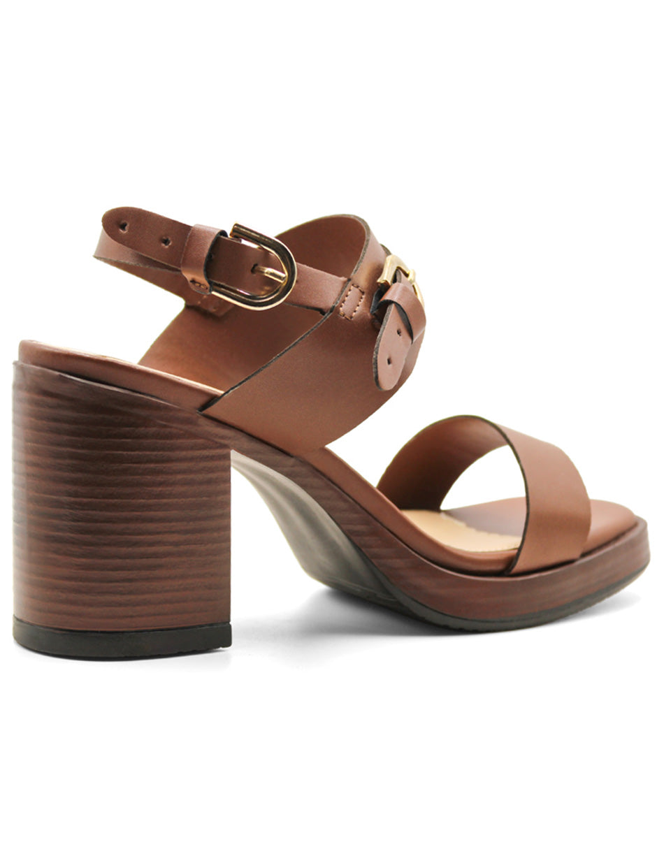 Sandalias de piso Exterior Sintético Color Café Para Mujer De RBCOLLECTION