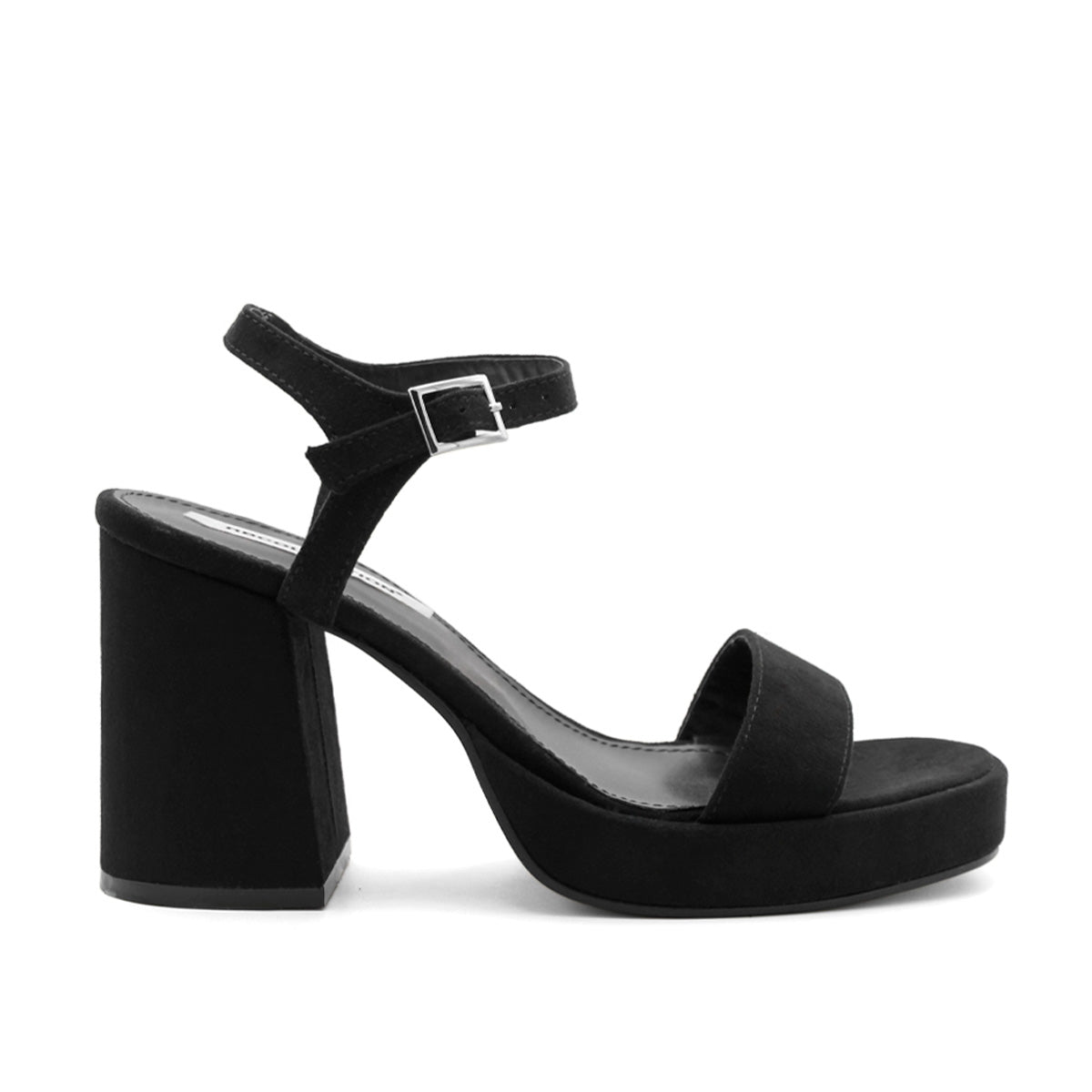 Sandalia con tacon  Color Negro Para Mujer De RBCOLLECTION