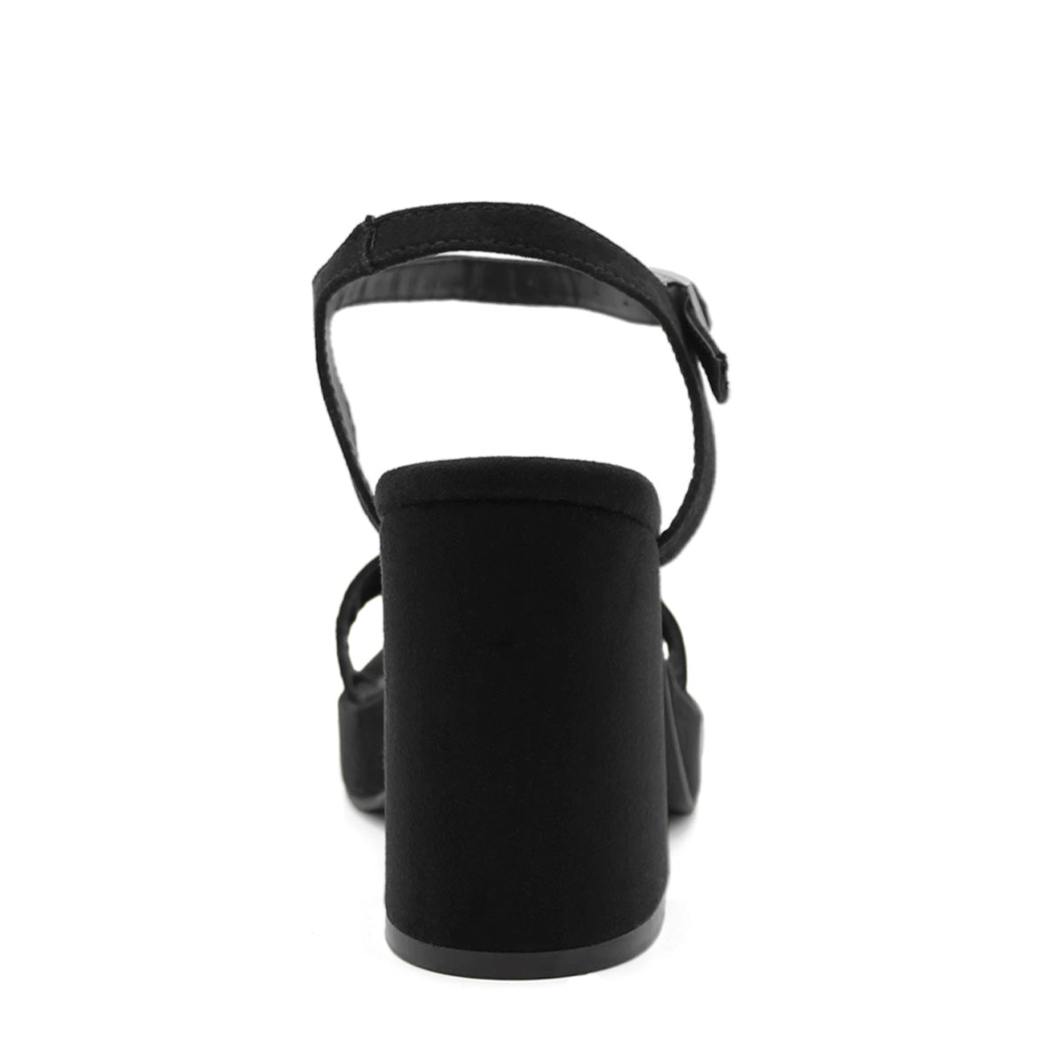 Sandalia con tacon  Color Negro Para Mujer De RBCOLLECTION