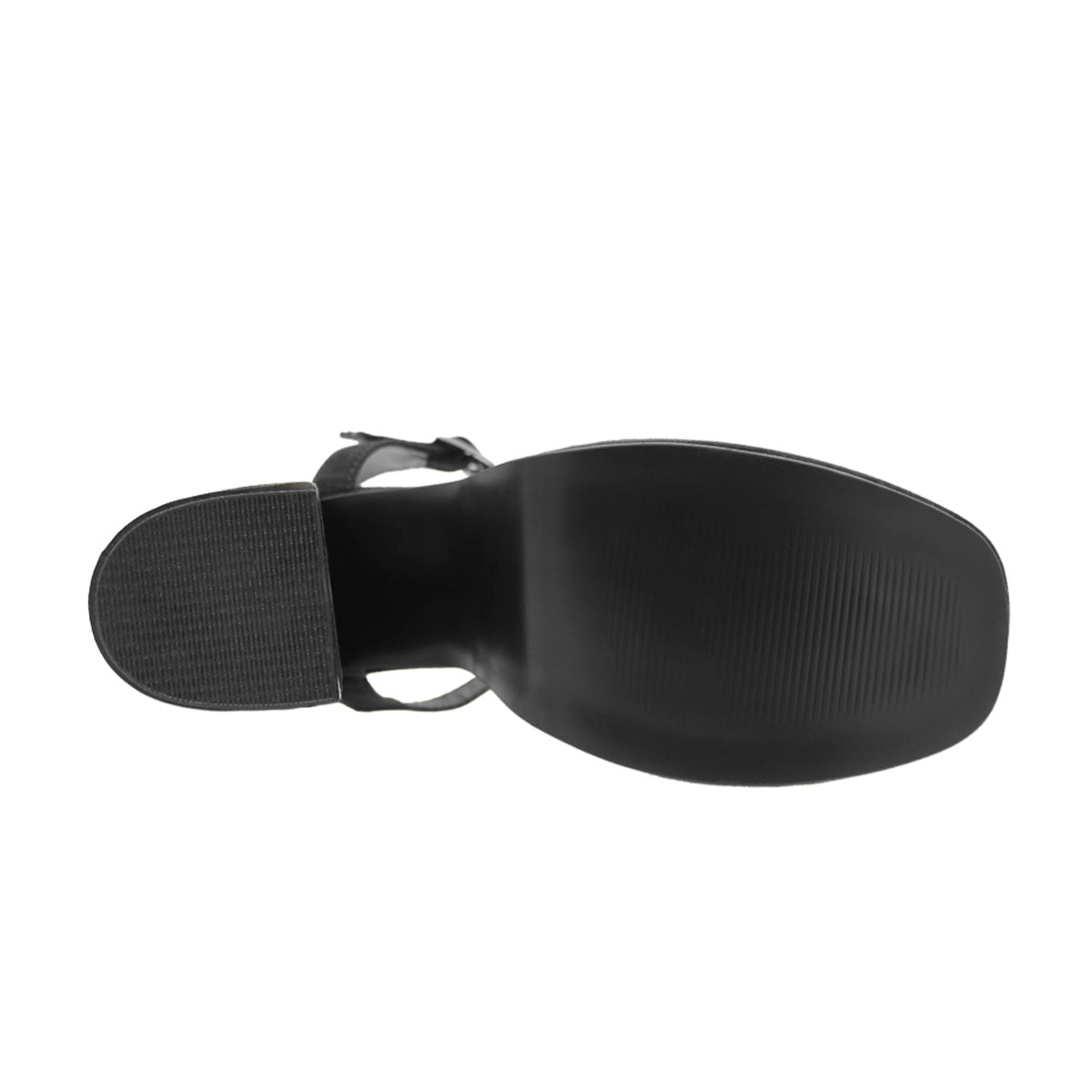 Sandalia con tacon  Color Negro Para Mujer De RBCOLLECTION