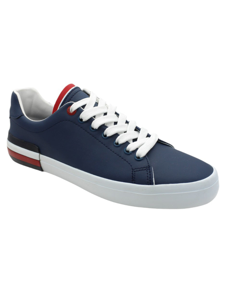 Tenis con cordones Hills en Piel vegana - Azul