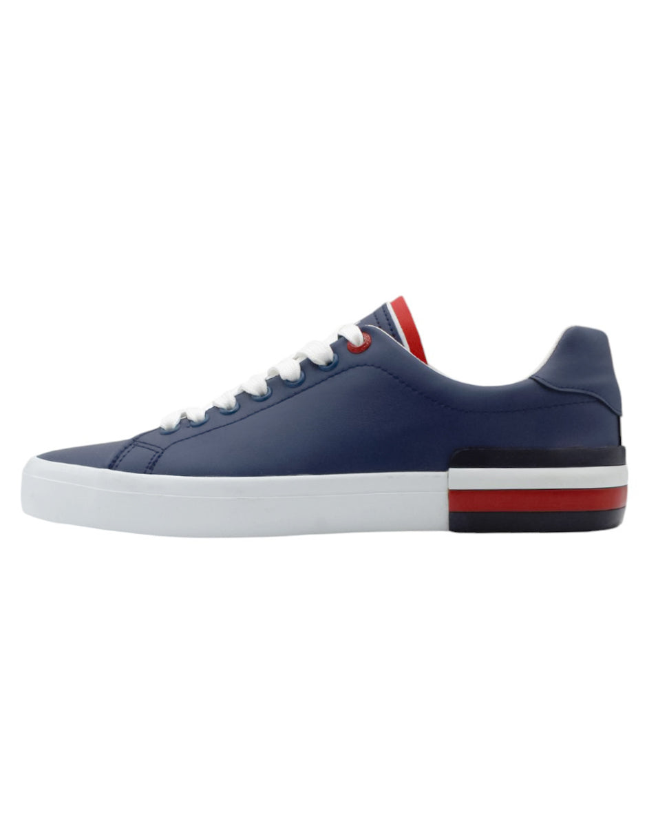Tenis con cordones Hills en Piel vegana - Azul