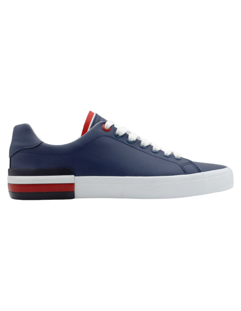 Tenis con cordones Hills en Piel vegana - Azul