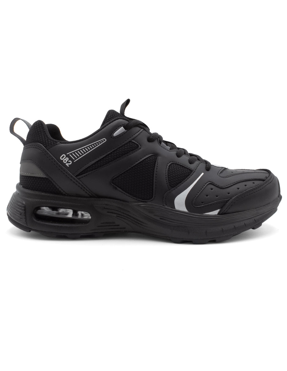 Tenis tipo deportivo Exterior Piel sintética Color Negro Para Hombre De RBMOVE