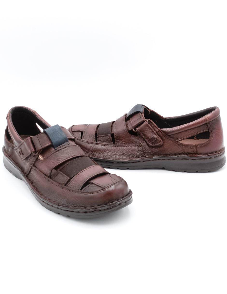 Sandalias casuales Exterior PIEL Color Café Para Hombre De RBCOLLECTION