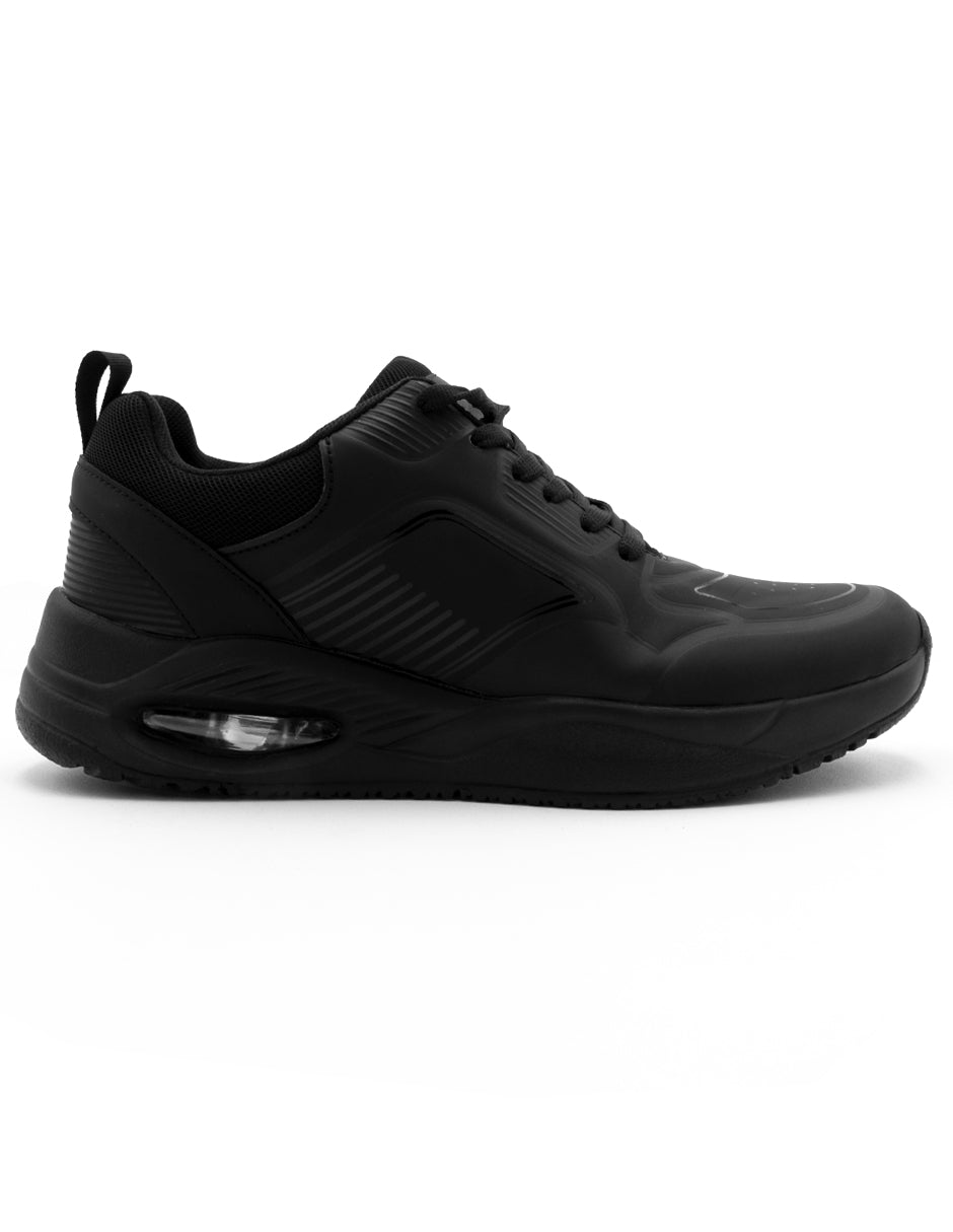 Tenis tipo deportivo Exterior Piel sintética Color Negro Para Hombre De RBCOLLECTION