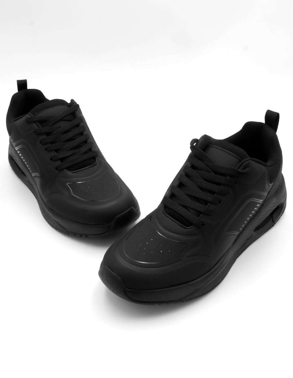 Tenis tipo deportivo Exterior Piel sintética Color Negro Para Hombre De RBCOLLECTION