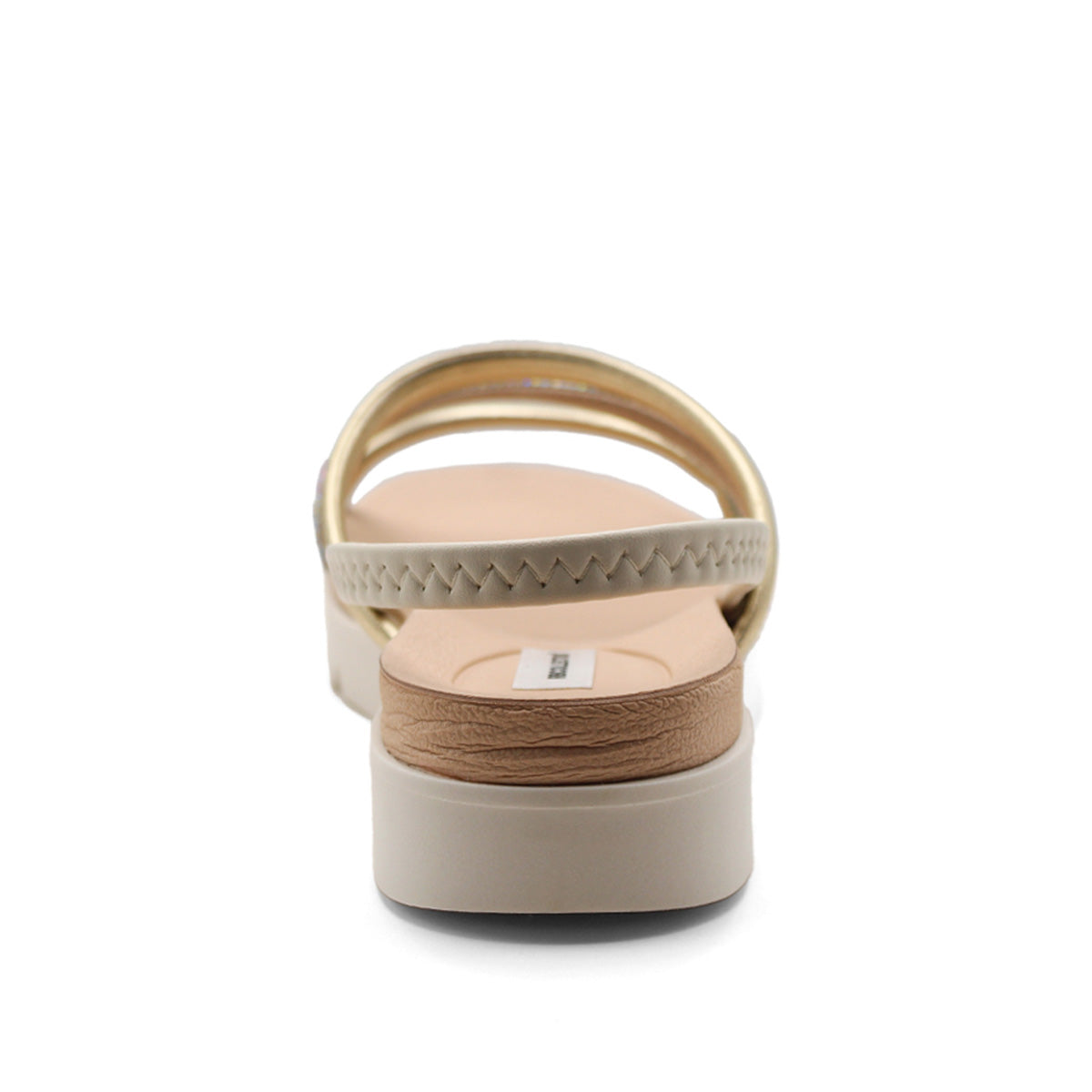 Sandalias de piso  Color Dorado Para Mujer De RBCOLLECTION
