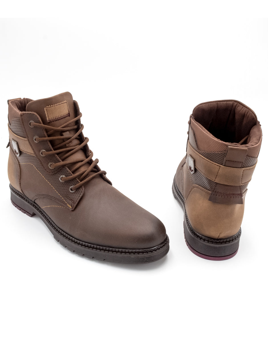 Botas casuales Exterior Piel sintética Color Café Para Hombre De RBCOLLECTION