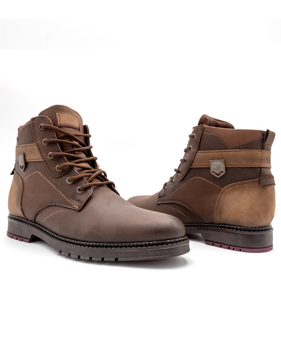 Botas casuales Exterior Piel sintética Color Café Para Hombre De RBCOLLECTION