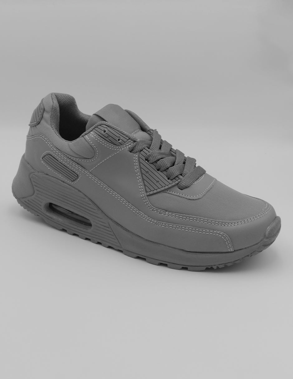 Tenis tipo deportivo Exterior Piel vegana Color Gris Para Mujer De RBCOLLECTION