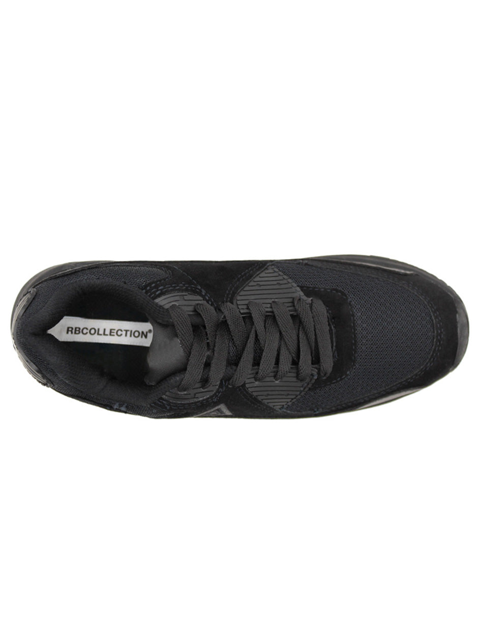 Tenis tipo deportivo Exterior Sintético Color Negro Para Mujer De RBCOLLECTION