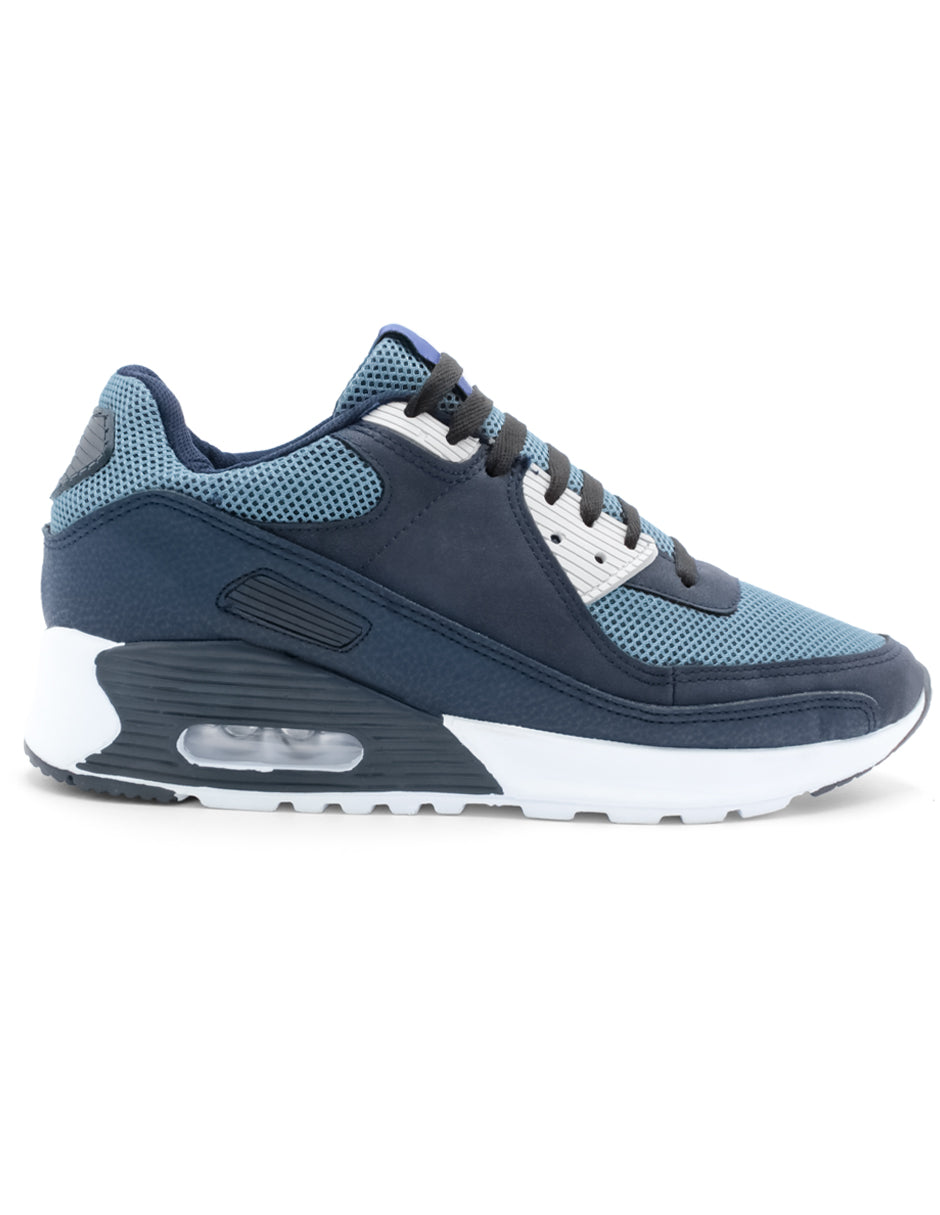 Tenis tipo deportivo  Exterior Textil Color Azul Para Hombre De RBCOLLECTION