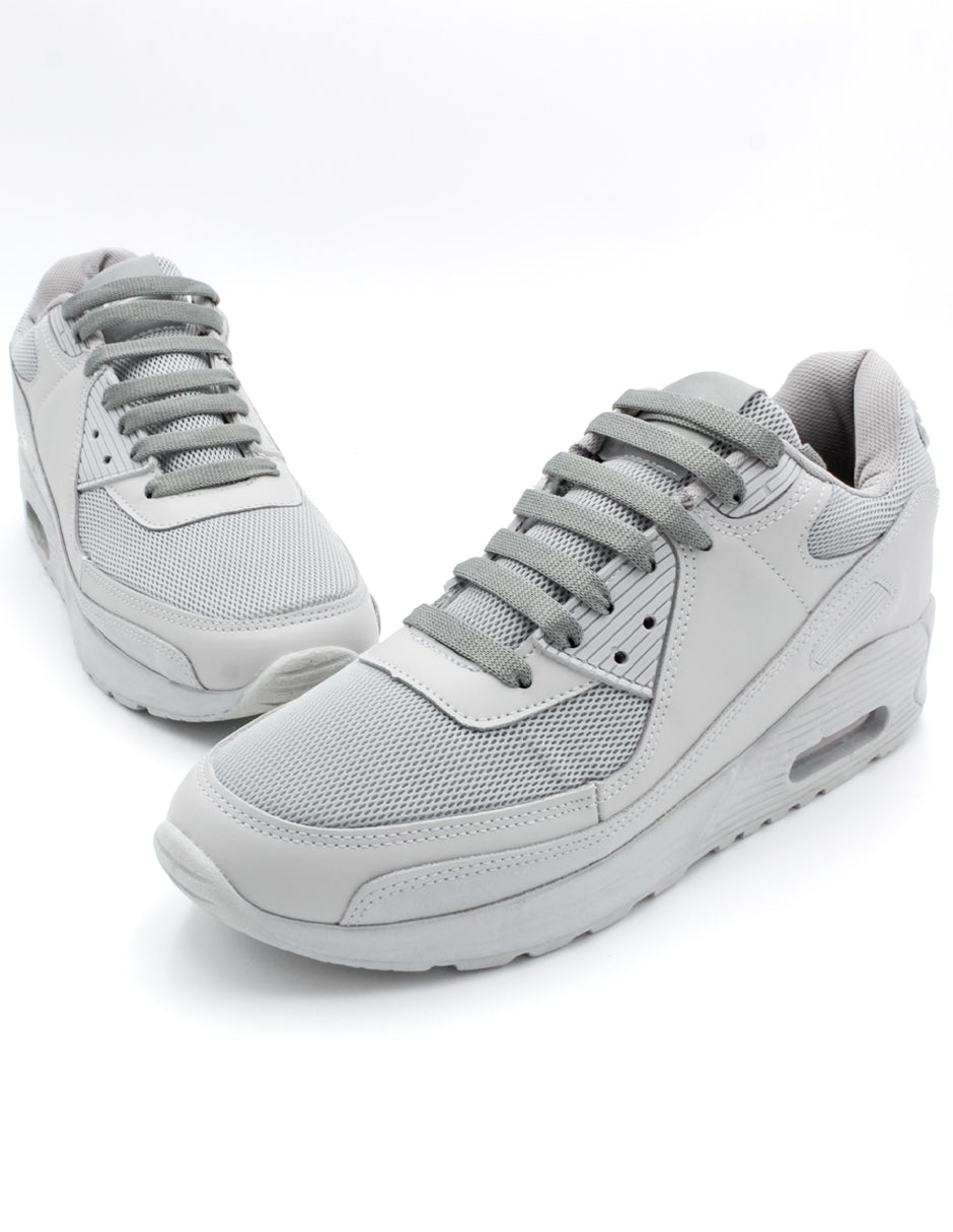 Tenis tipo deportivo Exterior Textil Color Gris Para Hombre De RBCOLLECTION