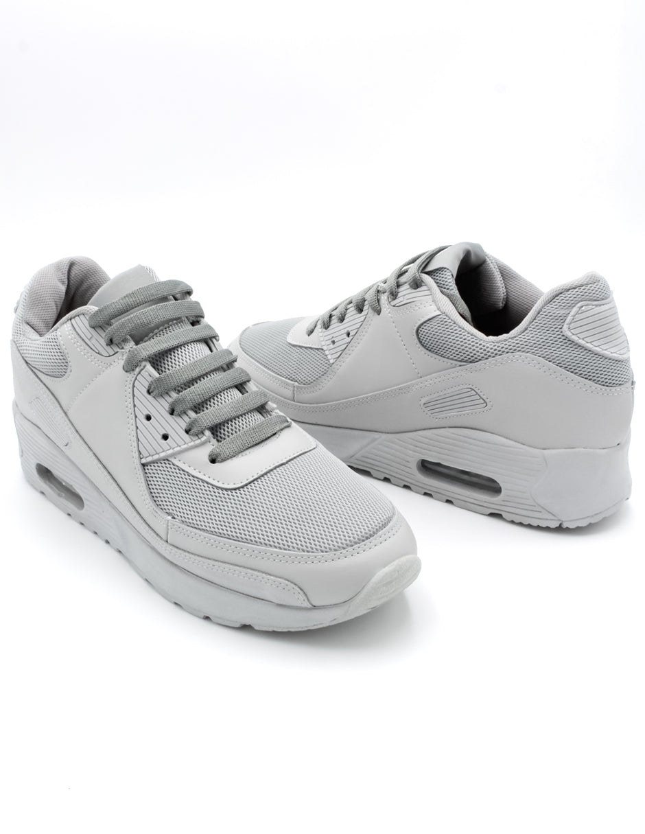 Tenis tipo deportivo Exterior Textil Color Gris Para Hombre De RBCOLLECTION