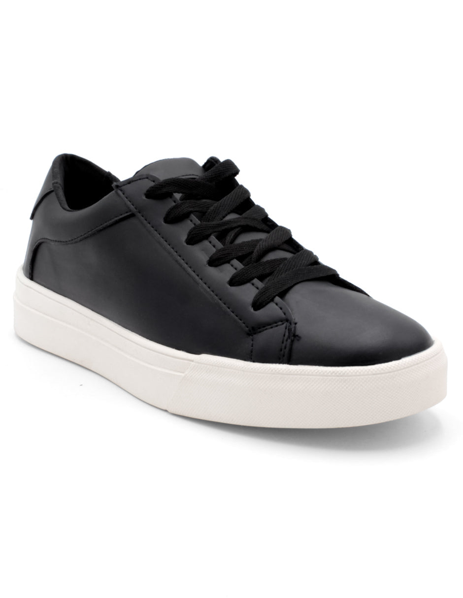 Tenis con cordones Exterior Piel sintética Color Negro Para Hombre De RBCOLLECTION