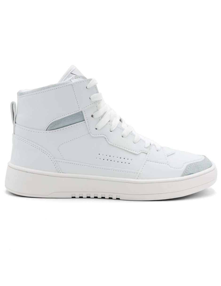 Tenis botín Exterior Piel sintética Color Blanco Para Hombre De RBCOLLECTION