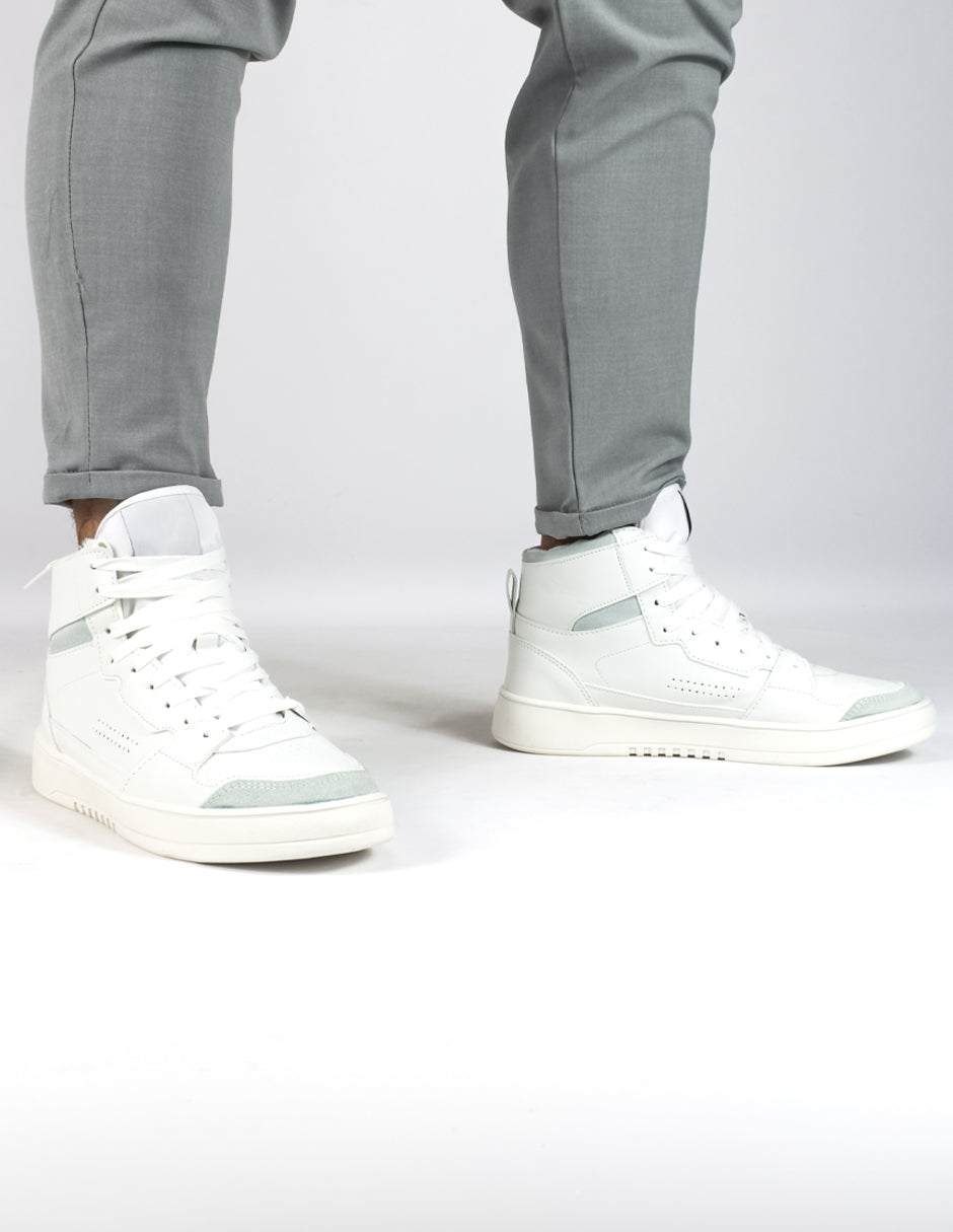 Tenis botín Exterior Piel sintética Color Blanco Para Hombre De RBCOLLECTION