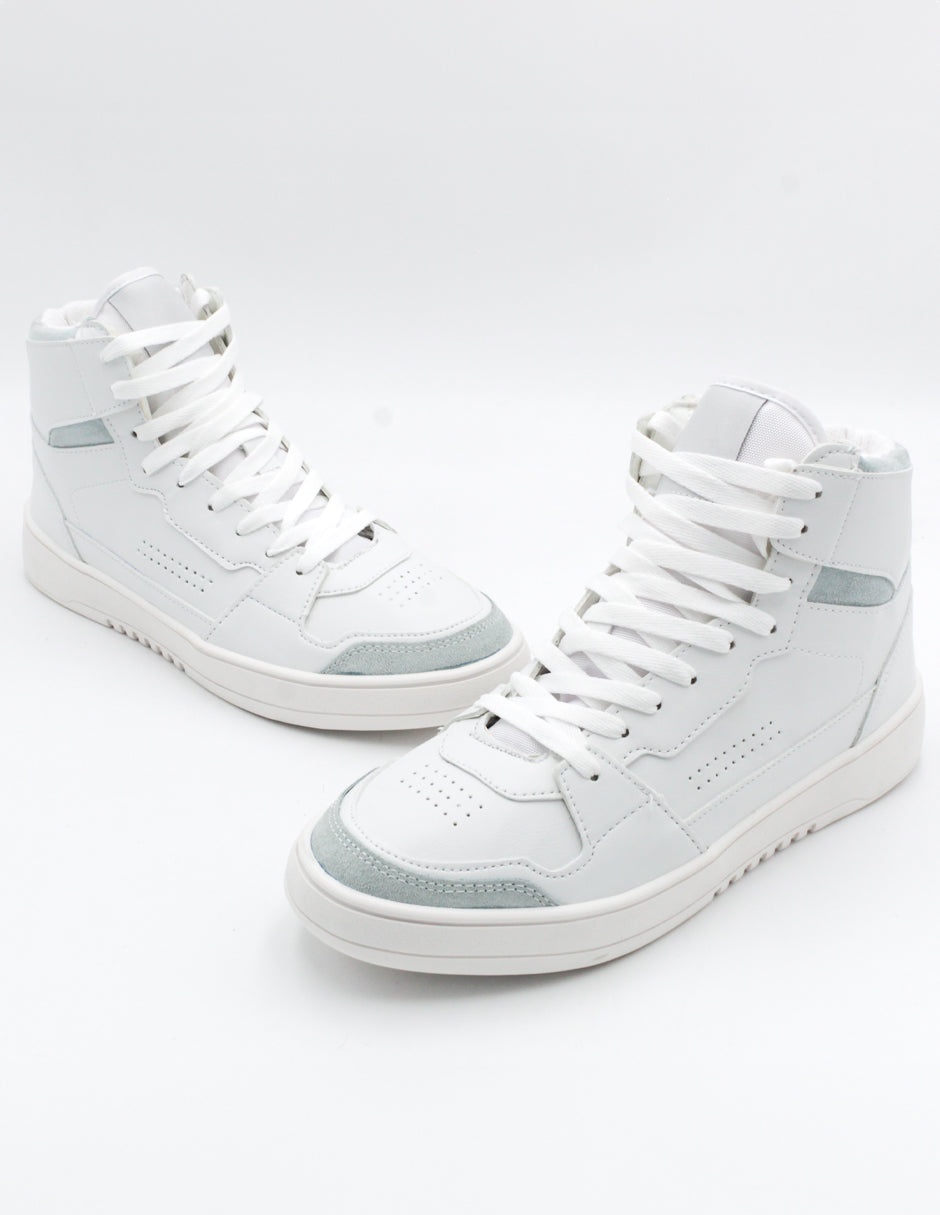 Tenis botín Exterior Piel sintética Color Blanco Para Hombre De RBCOLLECTION