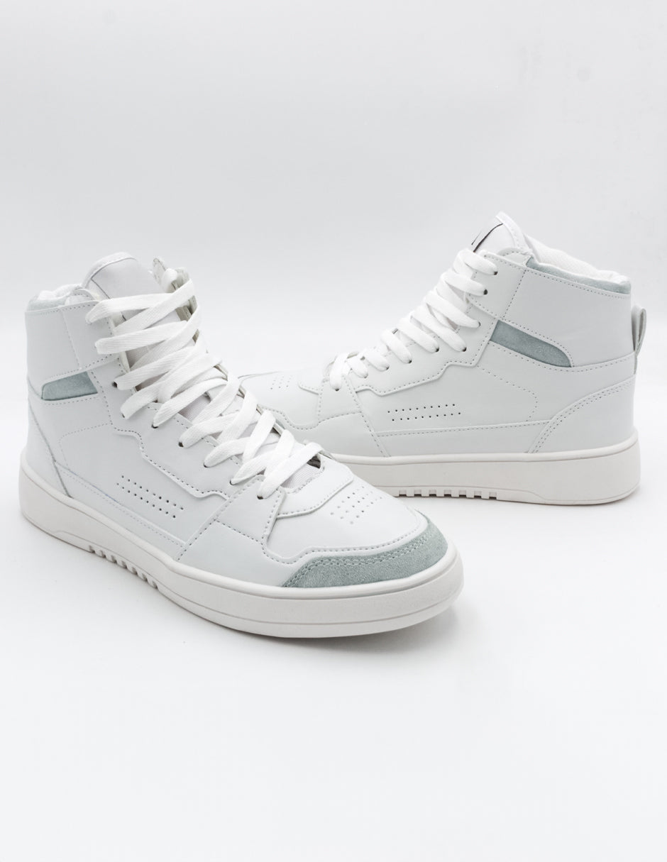 Tenis botín Exterior Piel sintética Color Blanco Para Hombre De RBCOLLECTION