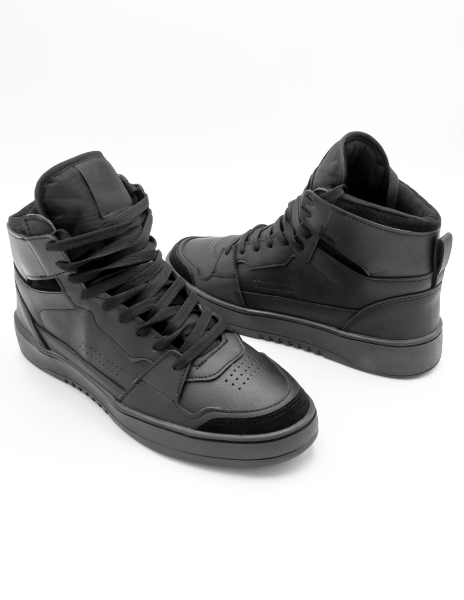 Tenis botín Exterior Piel sintética Color Negro Para Hombre De RBCOLLECTION