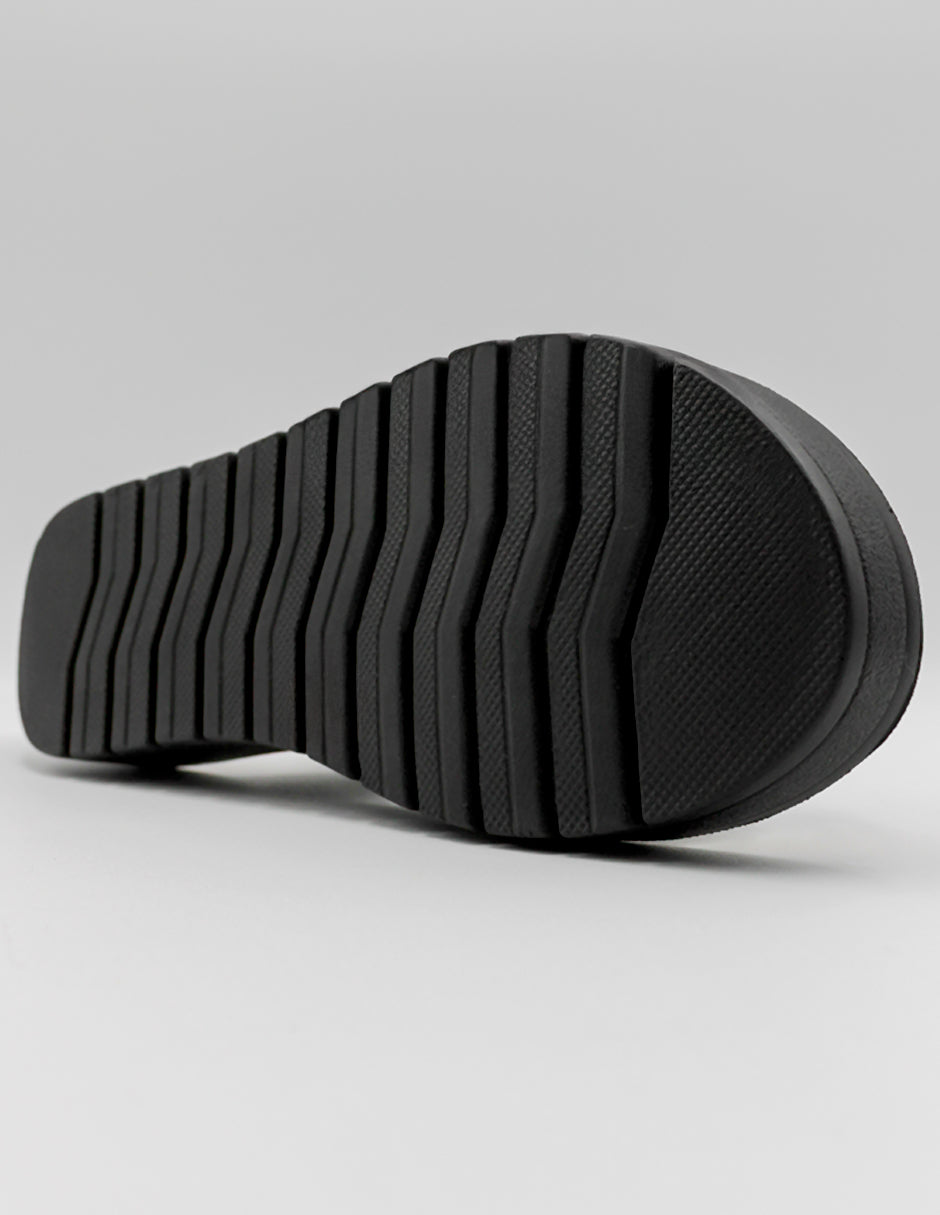Sandalias con plataforma Daily  en Textil – Negro