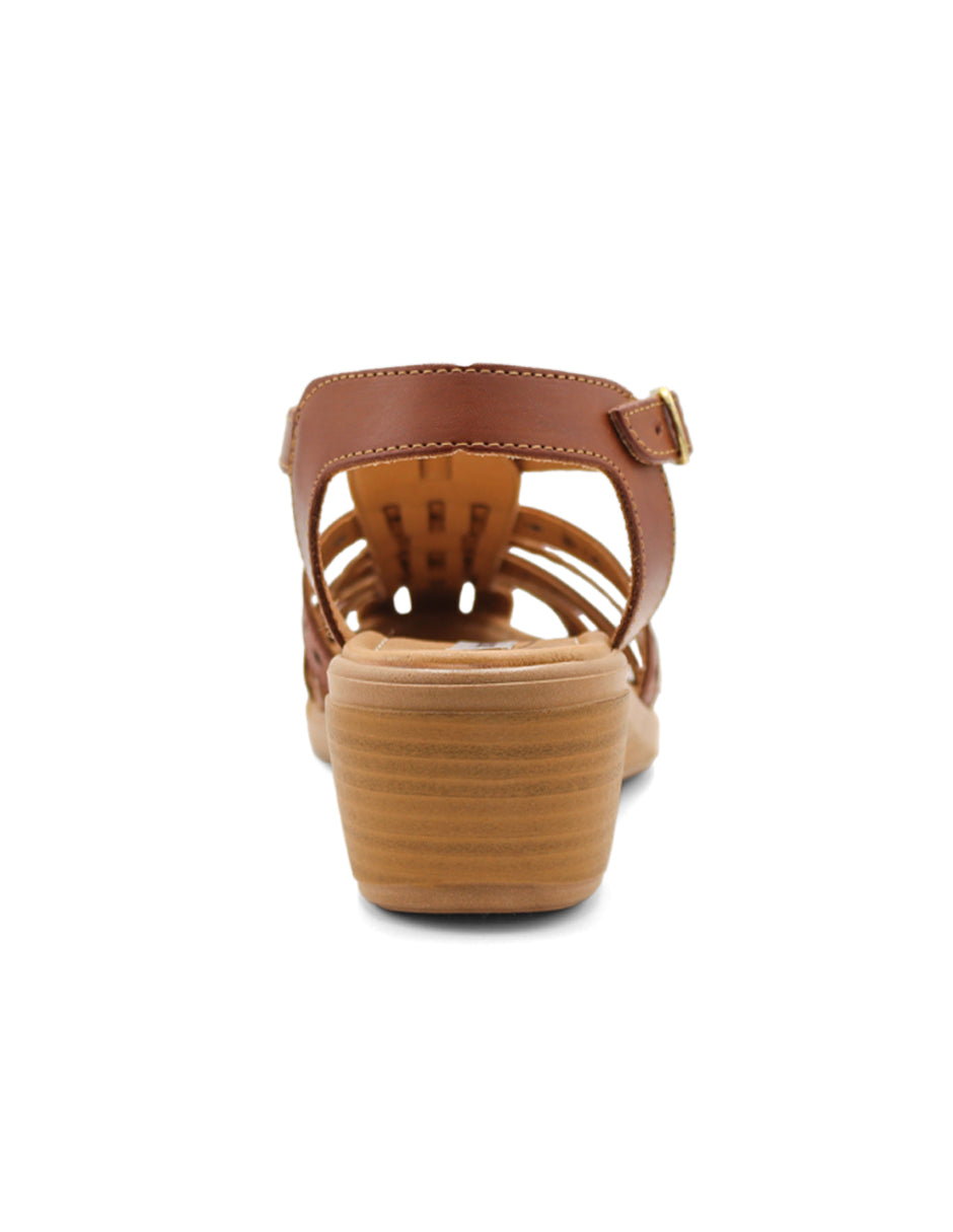 Sandalias con plataforma Color Café Para Mujer De RBCOLLECTION