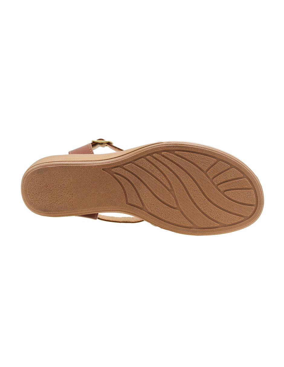 Sandalias con plataforma Color Café Para Mujer De RBCOLLECTION