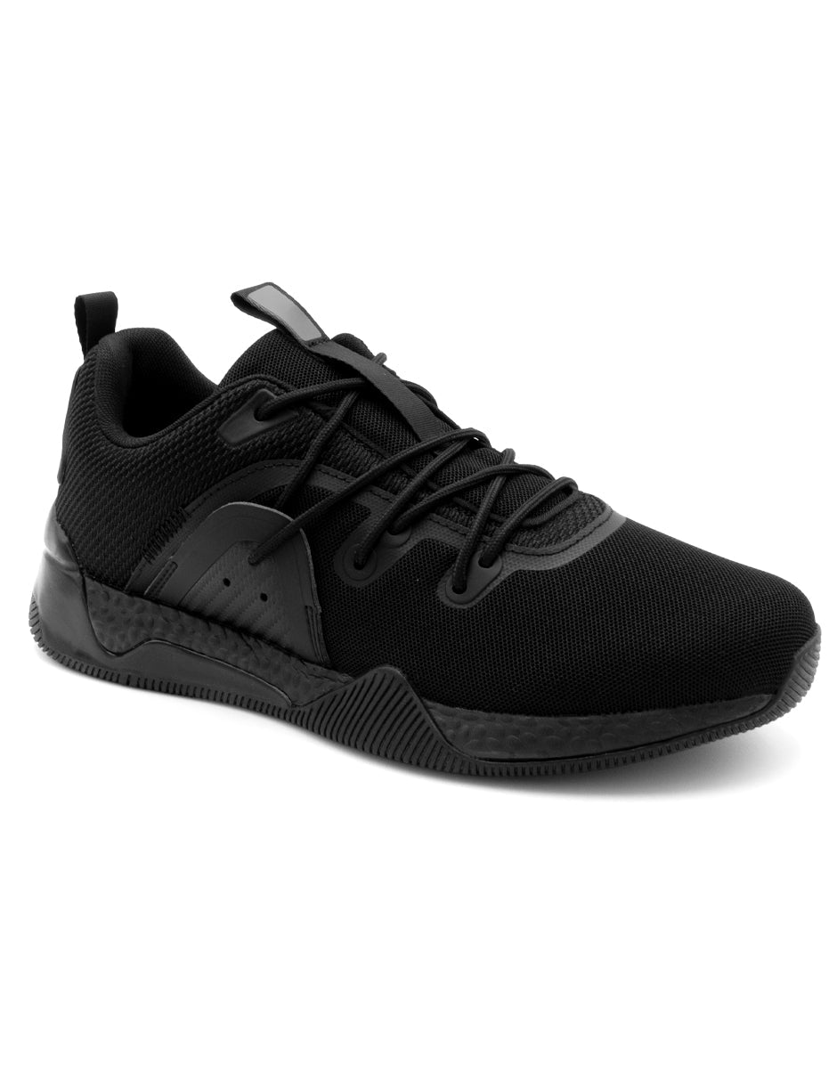 Tenis tipo deportivo Exterior Textil Color Negro Para Hombre De RBMOVE