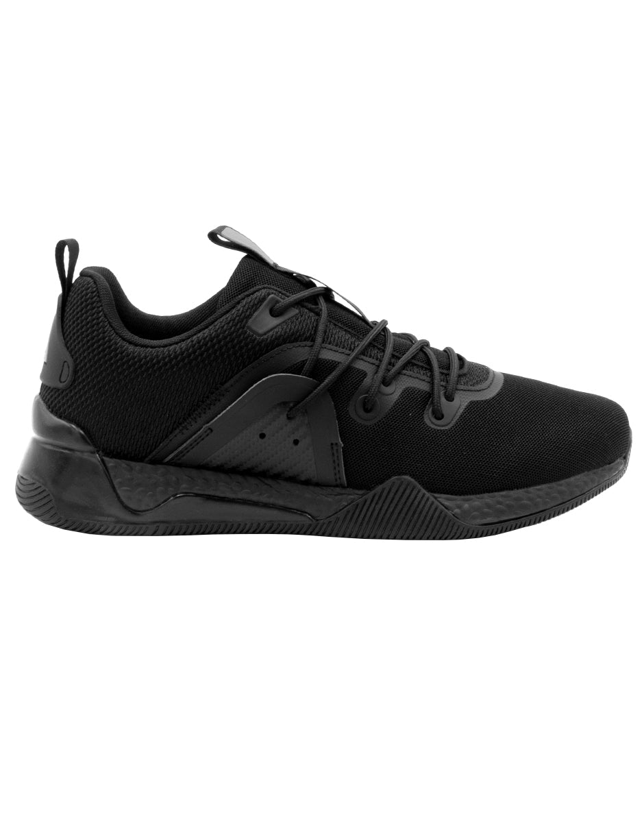 Tenis tipo deportivo Exterior Textil Color Negro Para Hombre De RBMOVE