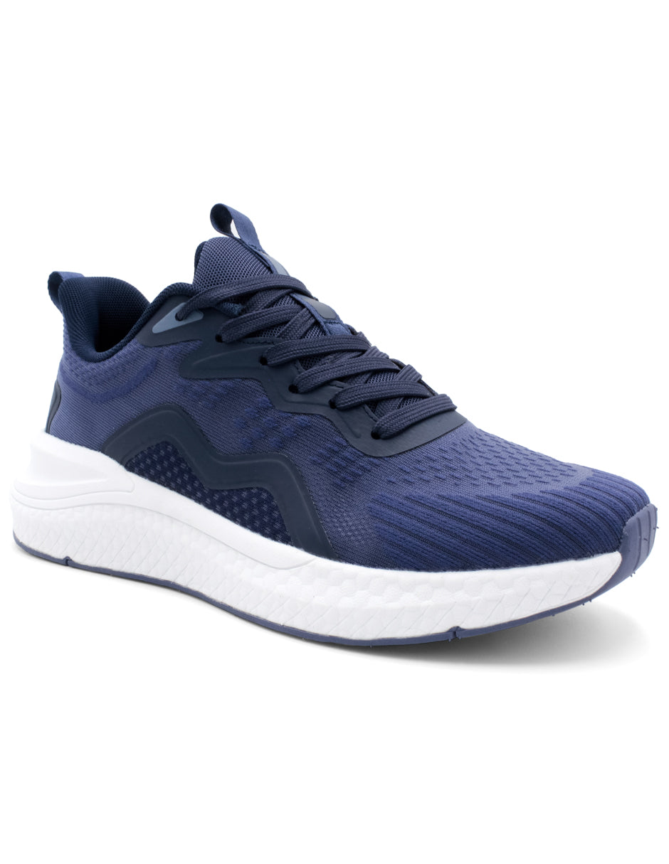 Tenis tipo deportivo Exterior Textil Color Azul Para Hombre De RBMOVE