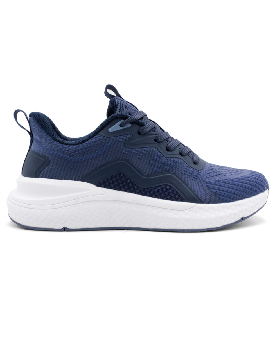 Tenis tipo deportivo Exterior Textil Color Azul Para Hombre De RBMOVE