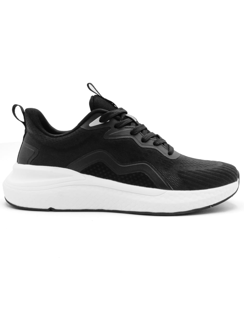 Tenis tipo deportivo Exterior Textil Color Negro Para Hombre De RBMOVE