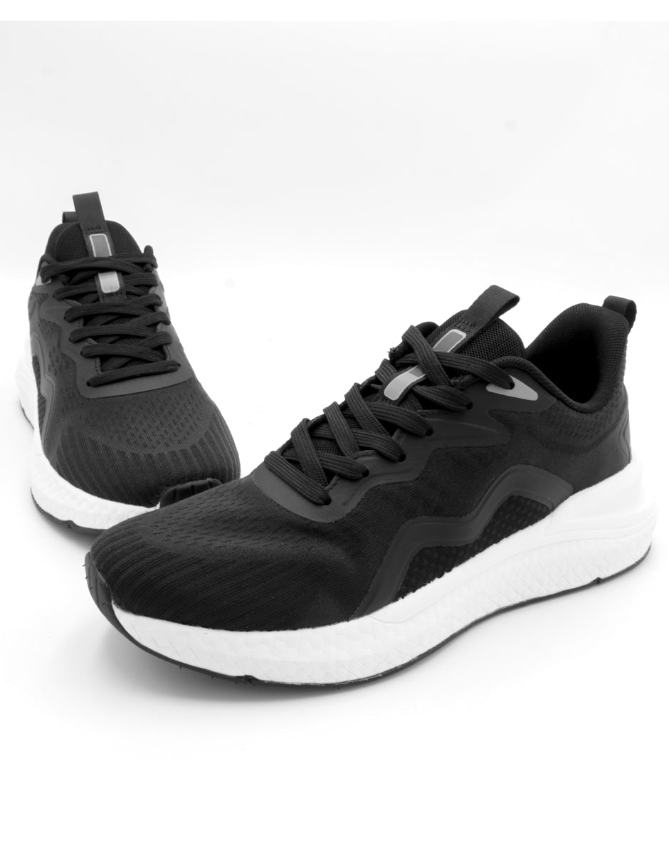 Tenis tipo deportivo Exterior Textil Color Negro Para Hombre De RBMOVE