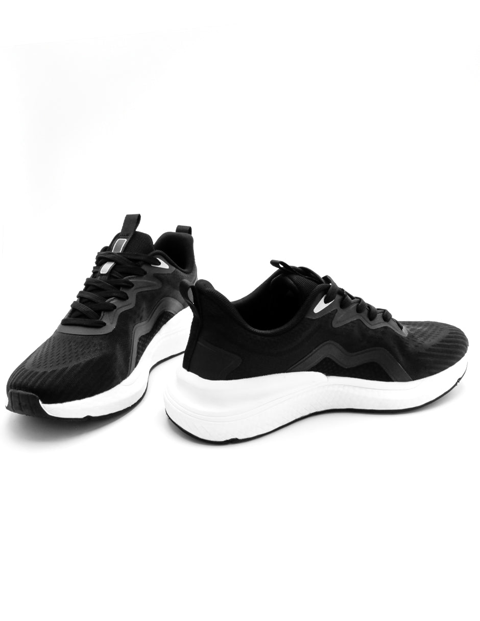 Tenis tipo deportivo Exterior Textil Color Negro Para Hombre De RBMOVE