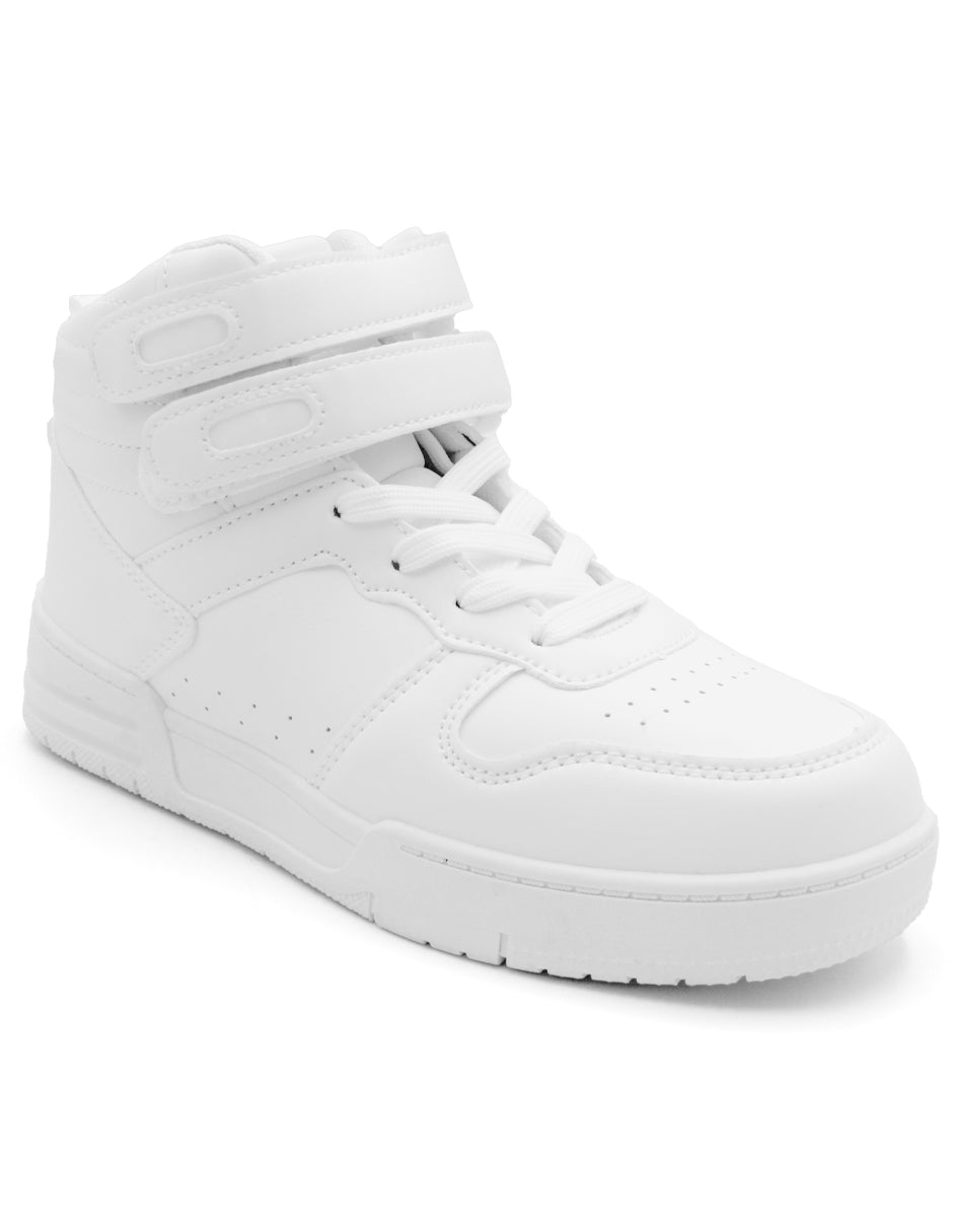 Tenis botín Exterior Sintético Color Blanco Para Mujer De RBCOLLECTION