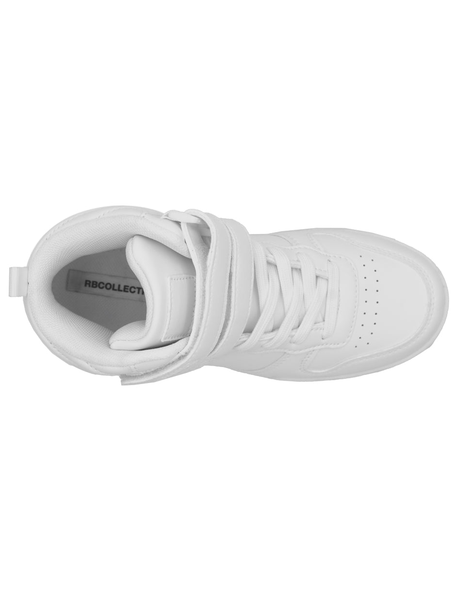Tenis botín Exterior Sintético Color Blanco Para Mujer De RBCOLLECTION