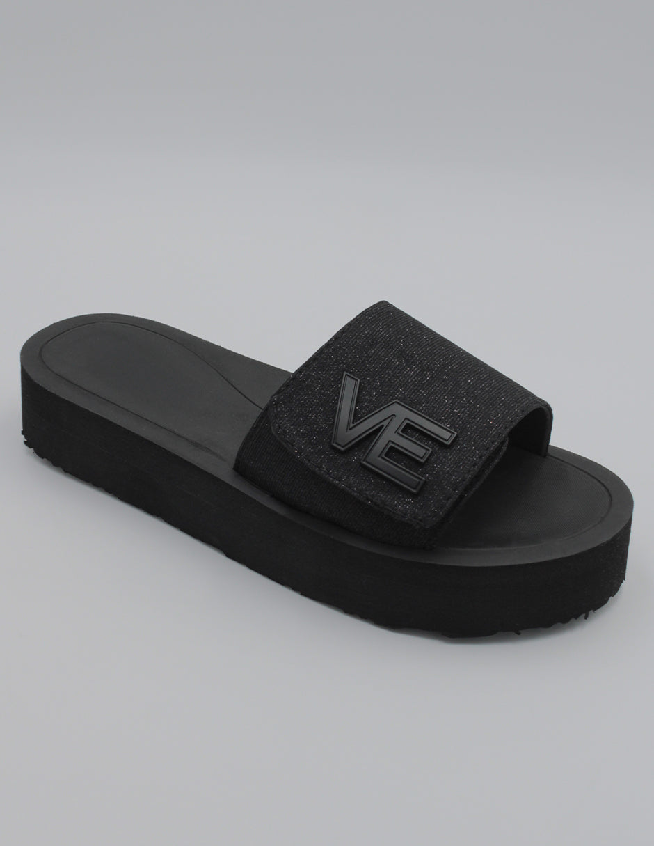 Sandalias clásicas Exterior Textil Color Negro Para Mujer De RBBASICS