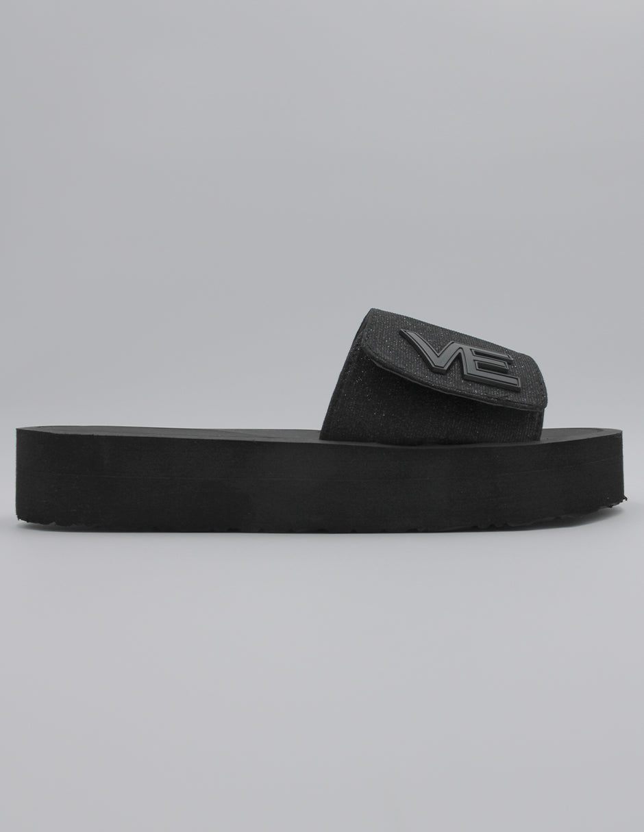 Sandalias clásicas Love en Textil – Negro